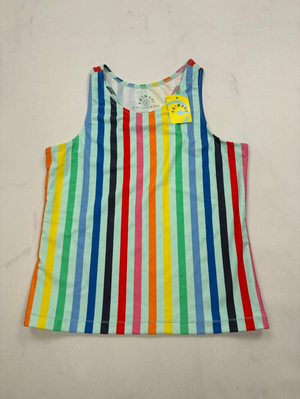 Primary Swim Tank Top Multi 2010s Graphic - Girls 12